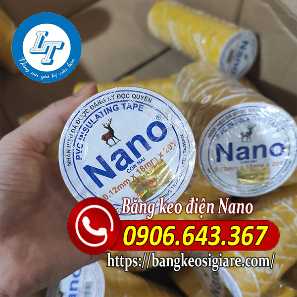 GIá sỉ các loại băng keo điện nano hiện nay Băng keo điện nano con nai