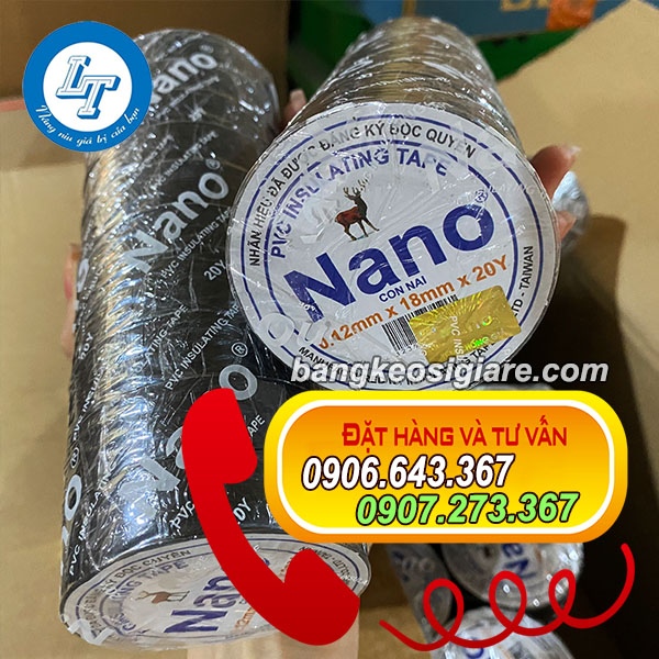 CƠ SỞ BÁN SỈ BĂNG KEO ĐIỆN NANO băng keo điện nano đen