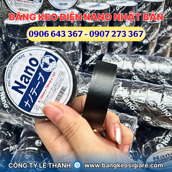 Băng keo điện Nano Nhật Bản 10Y, 20Y giá sỉ Băng keo điện Nano Nhật Bản 10 yard