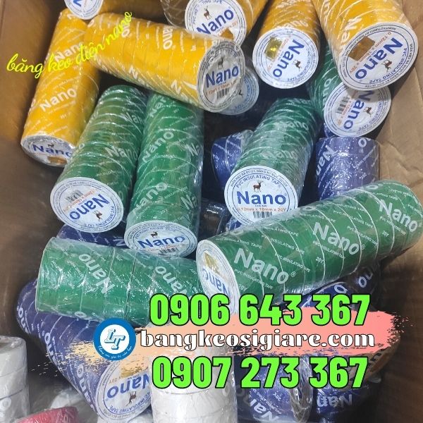mua băng keo điện nano con nai, đại bàng giá rẻ ở đâu băng keo điện nano nhiều màu