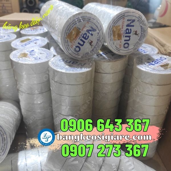 mua băng keo điện nano con nai, đại bàng giá rẻ ở đâu băng keo điện nano màu trắng