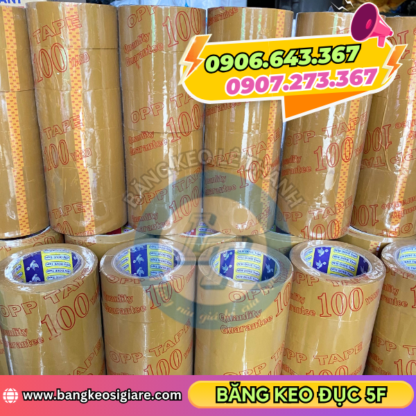 Băng keo đục 5f chất lượng Băng keo đục 5f chất lượng
