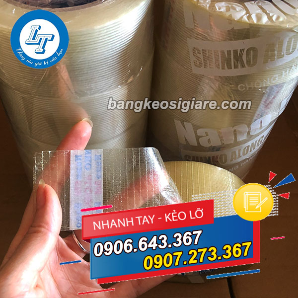 BĂNG KEO SỢI THỦY TINH 1 SỌC, 2 SỌC BỀN CHẮC GIÁ RẺ BĂNG KEO SỢI THỦY TINH 1 SỌC