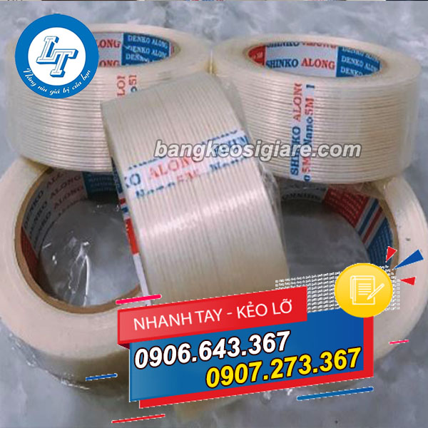 BĂNG KEO SỢI THỦY TINH 1 SỌC, 2 SỌC BỀN CHẮC GIÁ RẺ BĂNG KEO SỢI THỦY TINH 1 SỌC, 2 SỌC BỀN CHẮC GIÁ RẺ