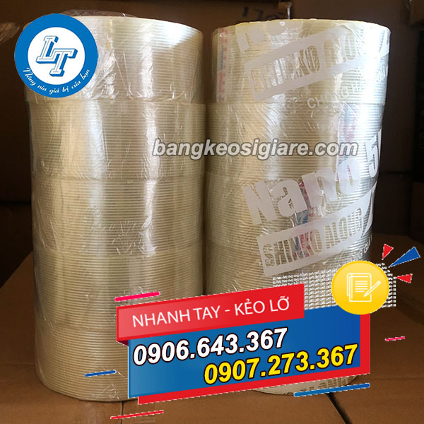 BĂNG KEO SỢI THỦY TINH 1 SỌC, 2 SỌC BỀN CHẮC GIÁ RẺ BĂNG KEO SỢI THỦY TINH 1 SỌC, 2 SỌC BỀN CHẮC GIÁ RẺ