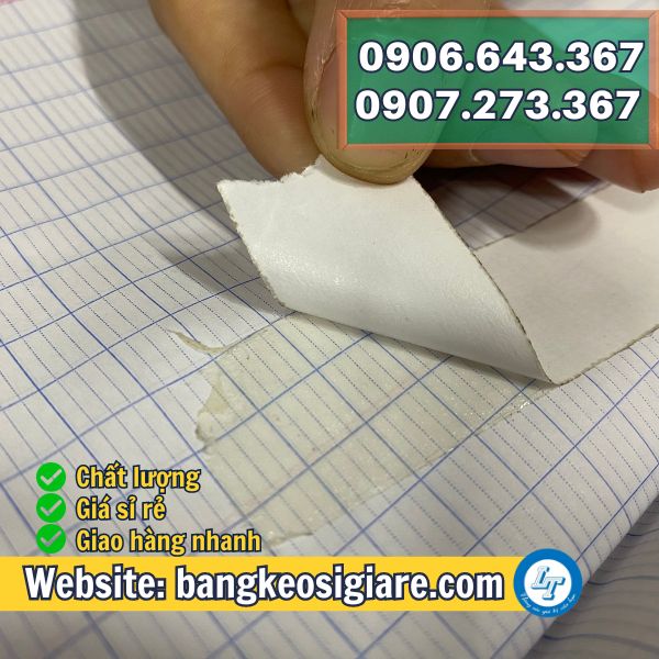MUA SỈ BĂNG KEO 2 MẶT DÁN GIẤY GIÁ RẺ băng keo giấy 2 mặt dán giấy