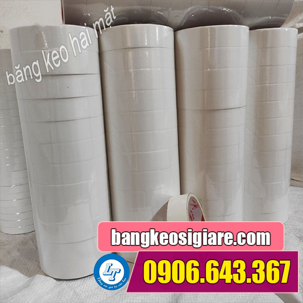 băng dính 2 mặt giá rẻ đang được sử dụng nhiều băng keo giấy 2 mặt