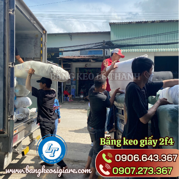 băng keo giấy 2F4 chất lượng giá rẻ HCM băng keo giấy 2F4 chất lượng giá rẻ HCM