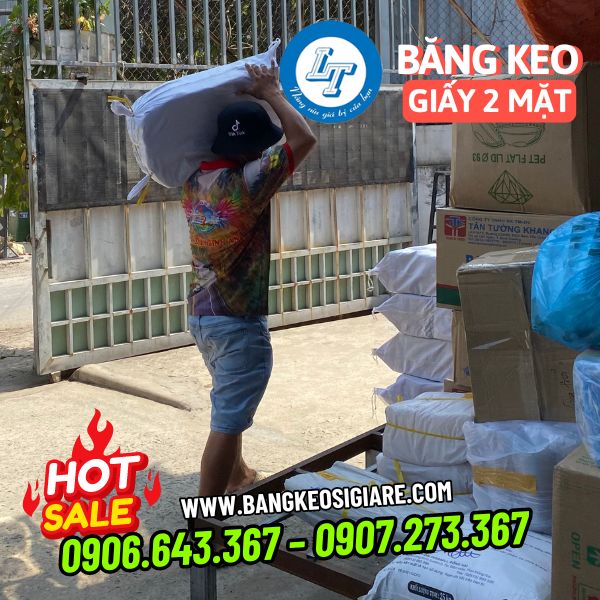 Băng keo giấy 2 mặt giá rẻ băng keo giấy 2 mặt