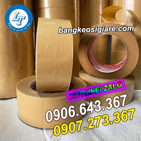GIÁ BĂNG KEO GIẤY DA BÒ NHÁM, TRƠN SIÊU ƯU ĐÃI băng keo giấy da bò nhám