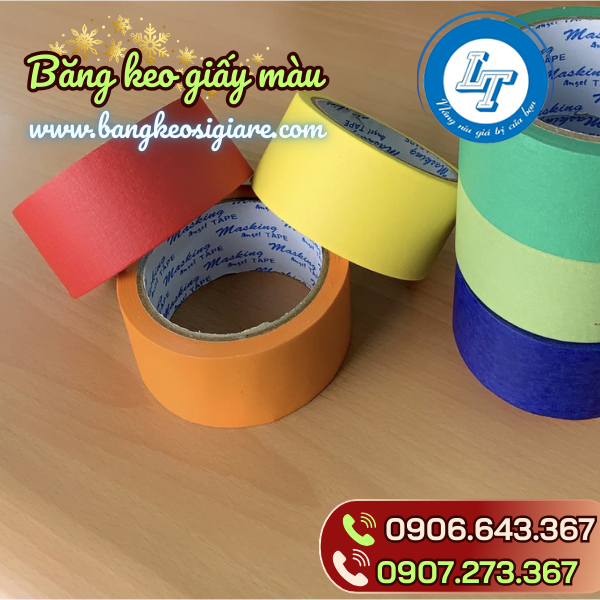 chuyên sản xuất băng keo giấy màu phân phối giá sỉ chuyên sản xuất băng keo giấy màu phân phối giá sỉ