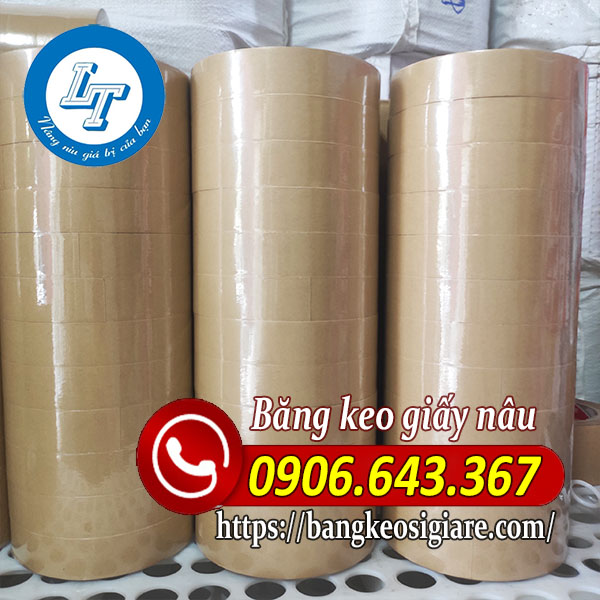 BĂNG KEO GIẤY DA BÒ TỐT NHẤT CÓ GIÁ SỈ Ở ĐÂU băng keo giấy màu nâu