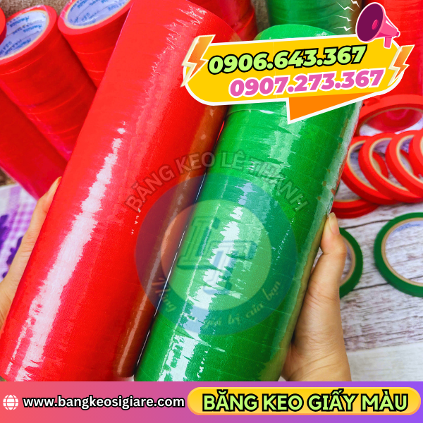 Giá sỉ số lượng lớn băng keo giấy màu Giá sỉ số lượng lớn băng keo giấy màu