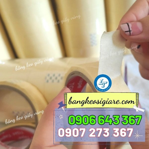 băng keo giấy vàng phân phối mạnh miền Nam băng keo giấy vàng phân phối mạnh miền Nam