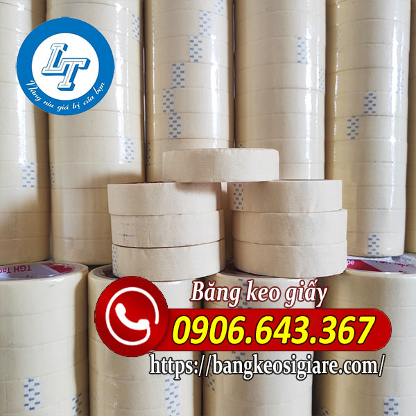 Băng keo giấy giá rẻ nên mua Băng keo giấy vàng