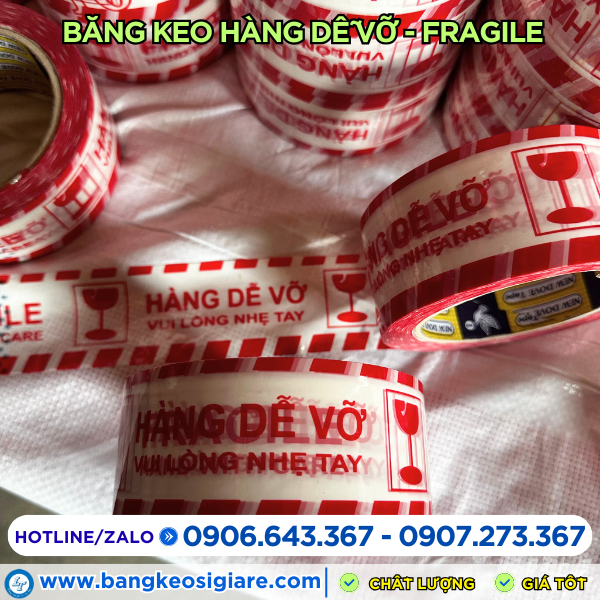 Băng keo hàng dễ đặt theo yêu cầu Băng keo hàng dễ đặt theo yêu cầu