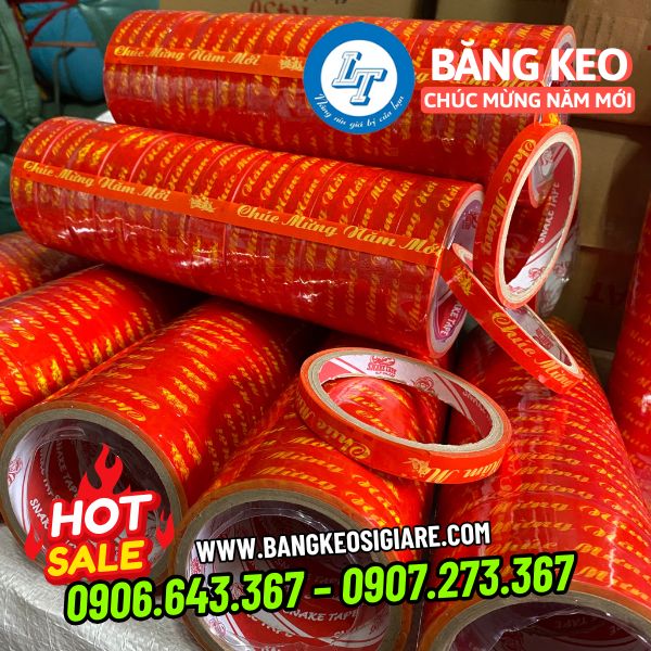 Băng keo chúc mừng năm mới giá sỉ tận nơi Băng keo chúc mừng năm mới chất lượng