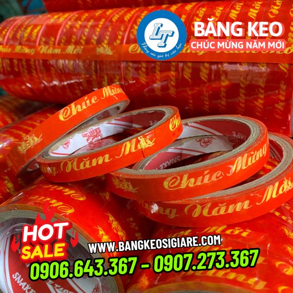 Băng keo chúc mừng năm mới giá sỉ tận nơi băng keo chúc mừng năm mới in rõ nét