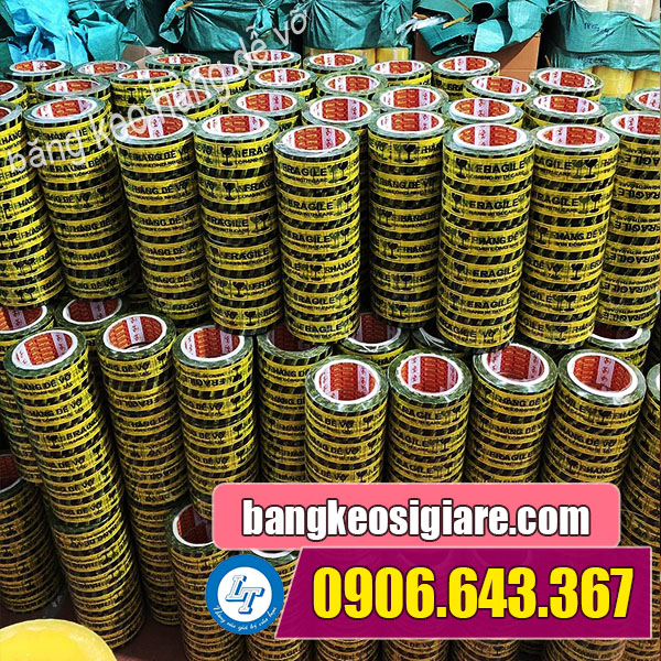 NƠI MUA SỈ LẺ BĂNG DÍNH CẢNH BÁO HÀNG DỄ VỠ kho băng keo hàng dễ vỡ