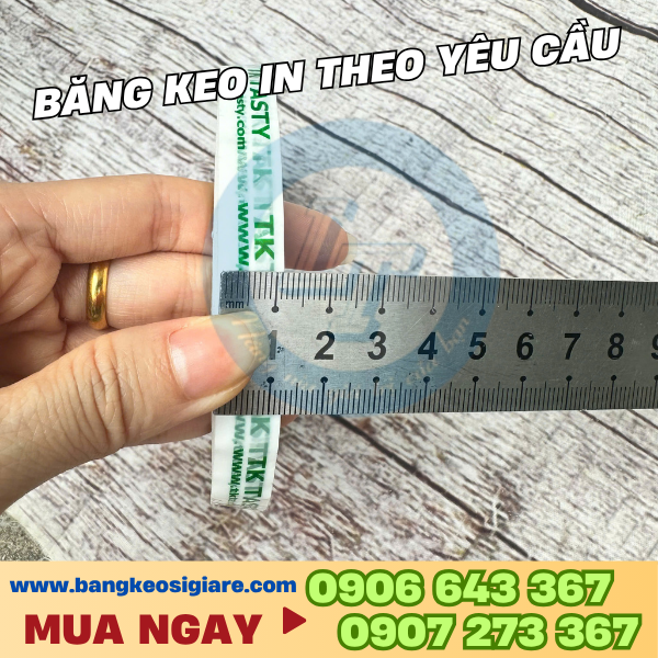 Băng keo in logo dán thùng carton giá sỉ Băng keo in theo yêu cầu trên nền màu size 1f2