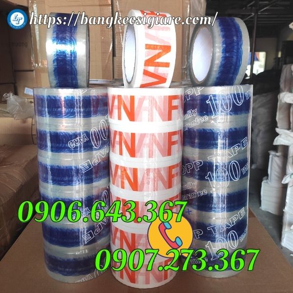 đặt băng keo in chữ giá sỉ ở đâu băng keo logo
