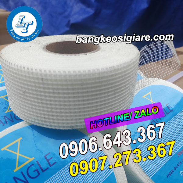 BĂNG DÍNH LƯỚI THẠCH CAO 5CM x 90M GIÁ SIÊU RẺ băng keo lưới giá rẻ