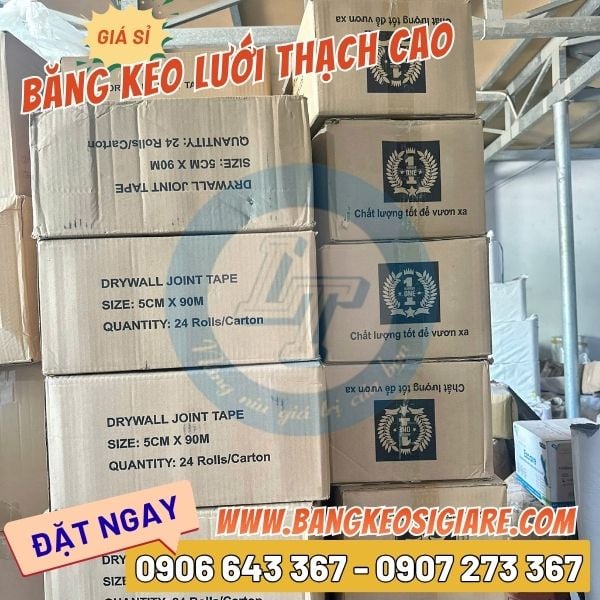 Băng keo lưới sợi thủy tinh thạch cao giá tốt Băng keo lưới sợi thủy tinh thạch cao giá tốt