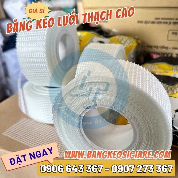 Băng keo lưới sợi thủy tinh thạch cao giá tốt Băng keo lưới sợi thủy tinh thạch cao giá tốt