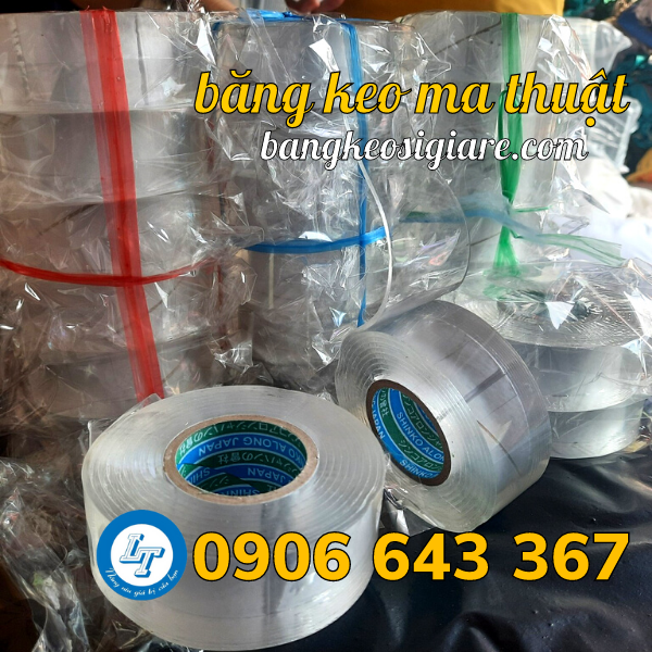 băng keo ma thuật 2 mặt siêu dính đa năng băng keo ma thuật