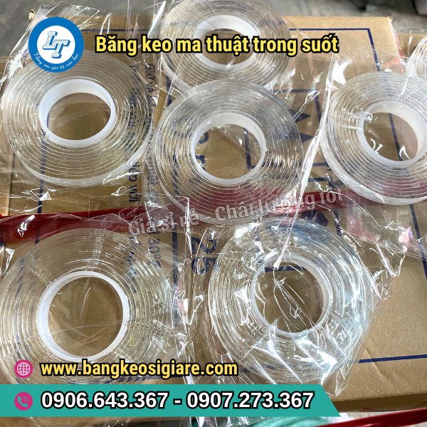 BĂNG KEO MA THUẬT TRONG SUỐT SIÊU DÍNH TIỆN LỢI BĂNG KEO MA THUẬT TRONG SUỐT SIÊU DÍNH TIỆN LỢI