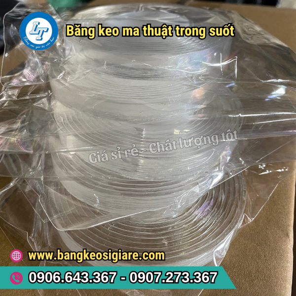 BĂNG KEO MA THUẬT TRONG SUỐT SIÊU DÍNH TIỆN LỢI BĂNG KEO MA THUẬT TRONG SUỐT SIÊU DÍNH TIỆN LỢI