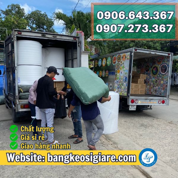 NGUỒN LẤY SỈ BĂNG KEO SIÊU DÍNH 2 MẶT TRONG SUỐT băng keo ma thuật tại kho