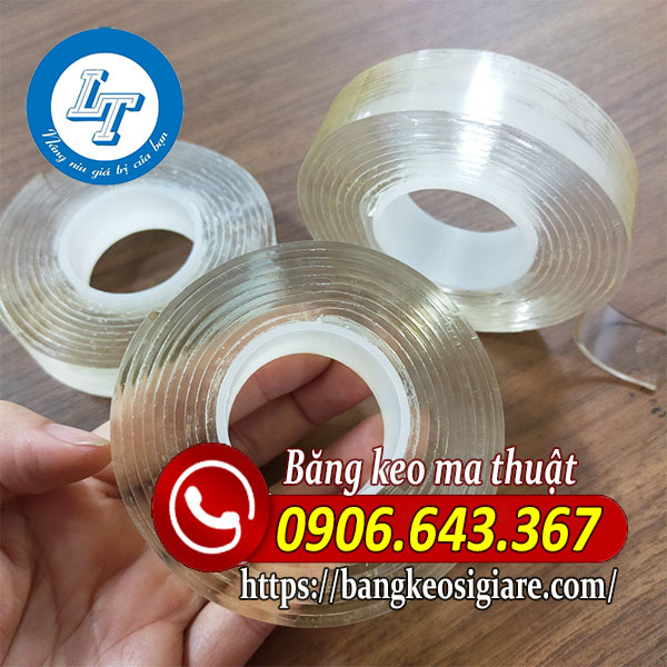 CƠ SỞ BĂNG KEO SIÊU DÍNH TRONG SUỐT GIÁ RẺ TPHCM băng keo ma thuật