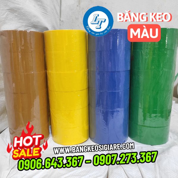 giá sỉ băng keo màu mới nhất băng keo màu chất lượng