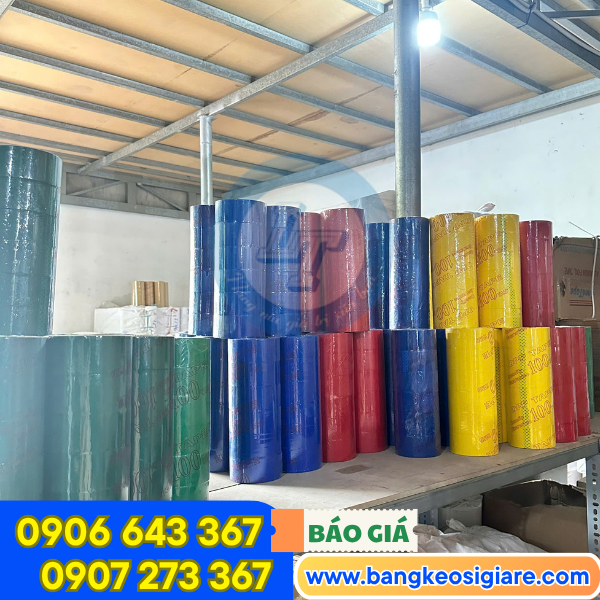 Băng dính màu đa dạng sẵn ngay kho Băng dính màu đa dạng sẵn ngay kho