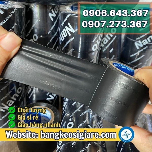 CUNG CẤP SỈ BĂNG KEO ĐIỆN NANO 4F8, 5F ĐẶT THEO YÊU CẦU băng keo nano đen