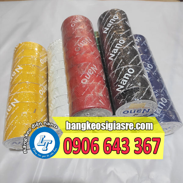 Giá sỉ băng dính điện PVC nano 20 yard băng keo điện nano