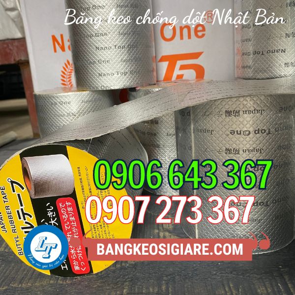 SỈ BĂNG KEO CHỐNG DỘT JAPAN CAO CẤP HÀNG NHẬP KHẨU BUTYL RUBBER TAPE băng keo nhật bản 15f