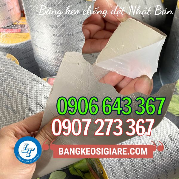 SỈ BĂNG KEO CHỐNG DỘT JAPAN CAO CẤP HÀNG NHẬP KHẨU BUTYL RUBBER TAPE băng keo japan chống thấm
