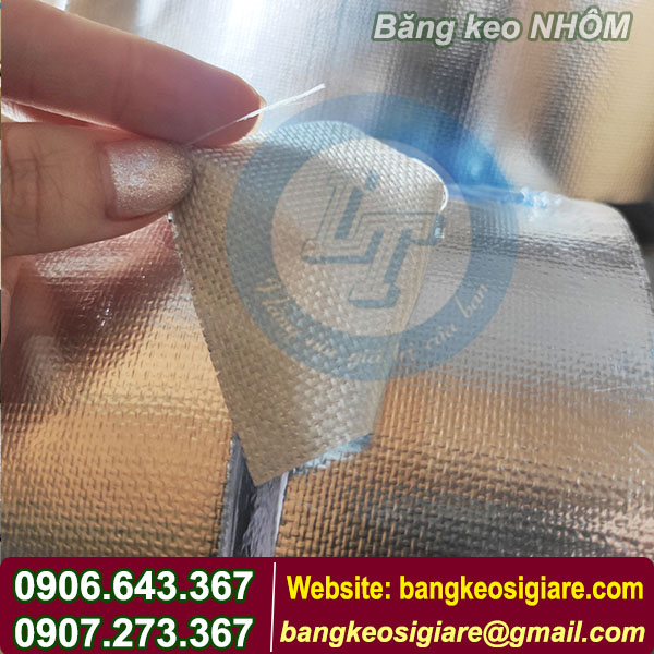 ĐẠI LÝ BĂNG KEO NHÔM CÁCH NHIỆT TPHCM GIÁ RẺ băng keo nhôm sợi thủy tinh