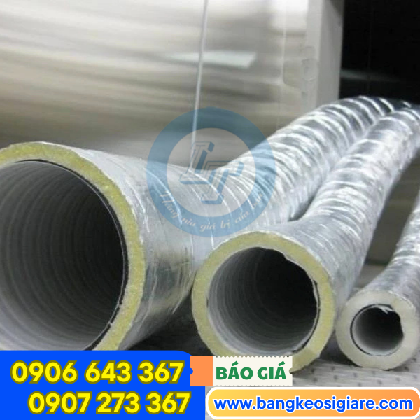 Băng keo nhôm sợi thủy tinh quấn các ông giữ nhiệt Băng keo nhôm sợi thủy tinh quấn các ông giữ nhiệt