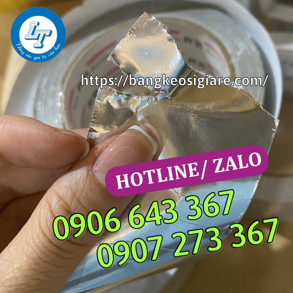 BĂNG DÍNH NHÔM CHỊU NHIỆT GIÁ RẺ NÊN MUA băng keo nhôm chịu nhiệt