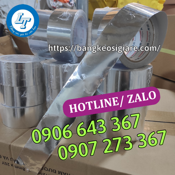BĂNG DÍNH NHÔM CHỊU NHIỆT GIÁ RẺ NÊN MUA băng keo nhôm chịu nhiệt