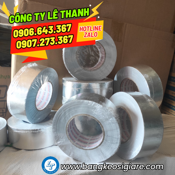 BĂNG KEO BẠC NHÔM SỢI GÂN, KHÔNG GÂN CÓ GIÁ SỈ BĂNG KEO BẠC NHÔM SỢI GÂN, KHÔNG GÂN CÓ GIÁ SỈ