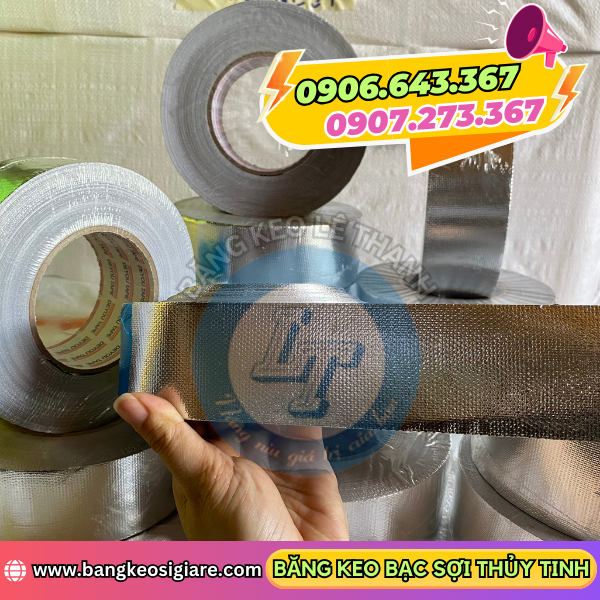 Chuyên sỉ băng keo bạc sợi thuỷ tinh giá sỉ Chuyên sỉ băng keo bạc sợi thuỷ tinh giá sỉ