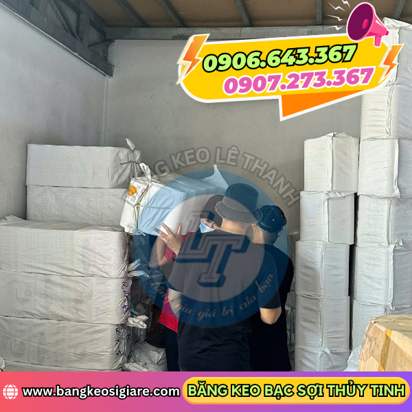 Chuyên sỉ băng keo bạc sợi thuỷ tinh giá sỉ Chuyên sỉ băng keo bạc sợi thuỷ tinh giá sỉ