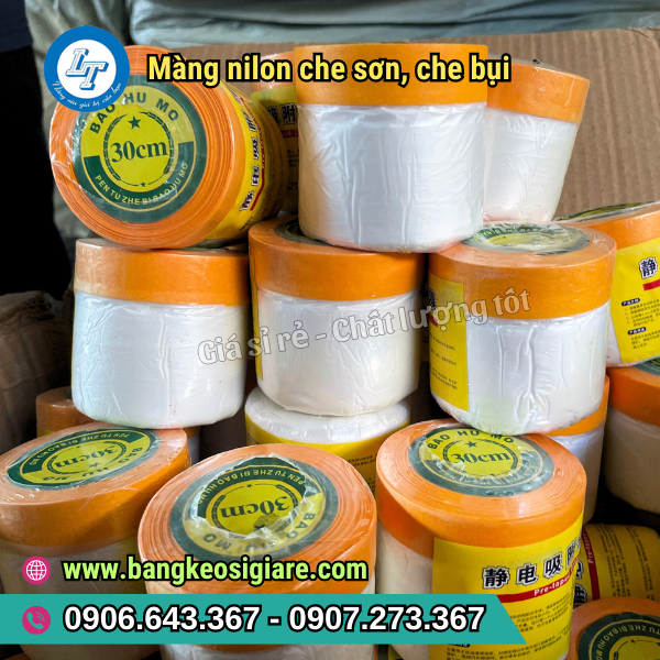 MÀNG NILON CHE BỤI ĐA NĂNG, CHE SƠN GIÁ SỈ MÀNG NILON CHE BỤI ĐA NĂNG, CHE SƠN 30CM