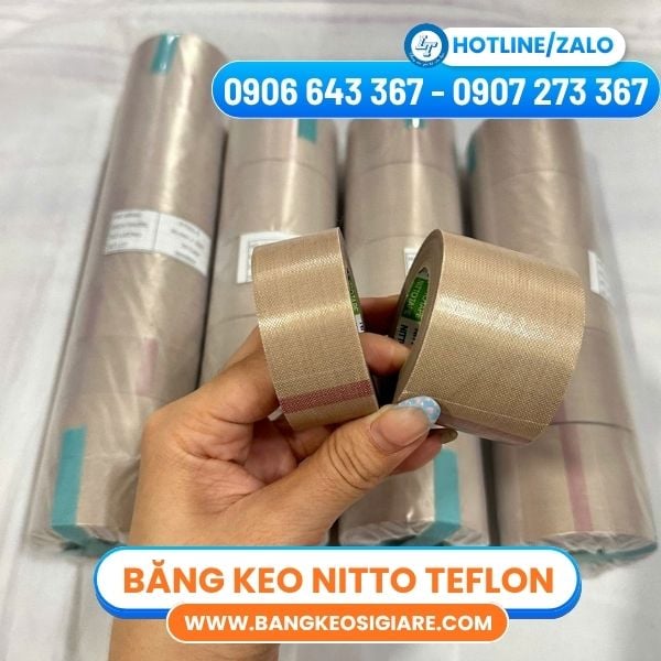 Băng keo Nitto Teflon đa dạng kích thước Băng keo Nitto Teflon đa dạng kích thước