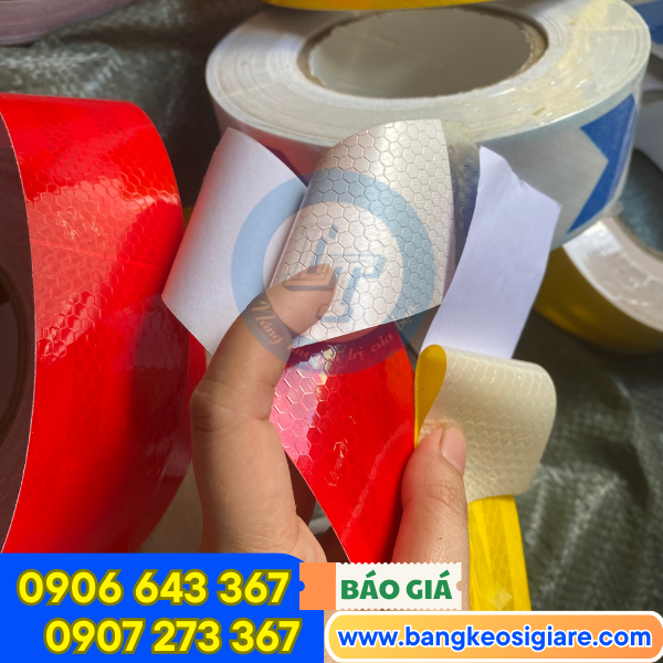 Cấu tạo băng keo phản quang Cấu tạo băng keo phản quang