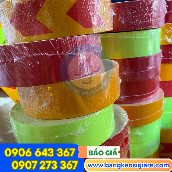 Băng keo phản quang đa dạng mẫu mã, màu sắc Băng keo phản quang đa dạng mẫu mã, màu sắc